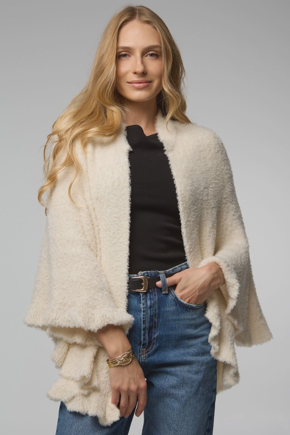 SAACHI Knit Cape