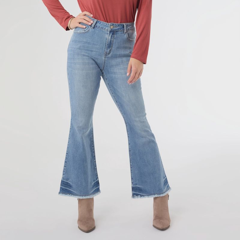 Coco + Carmen Bambu Soft Flare Jeans