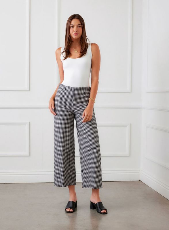 Karen Kane Checkered Pants