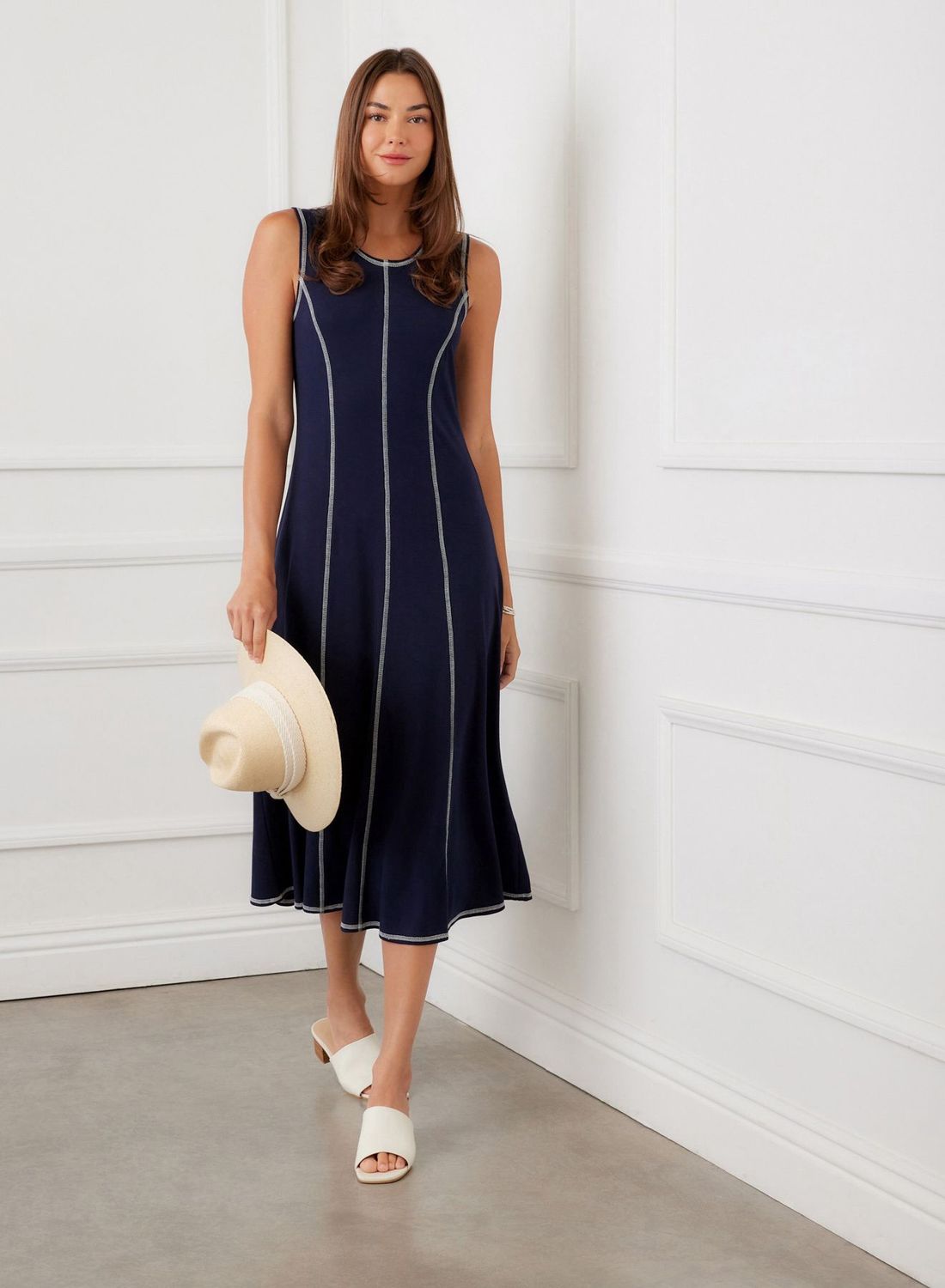 Karen Kane Stitch Midi Dress