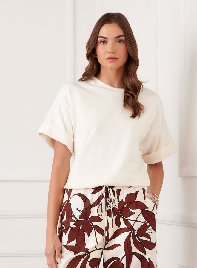 Karen Kane Contrast Sleeve Top