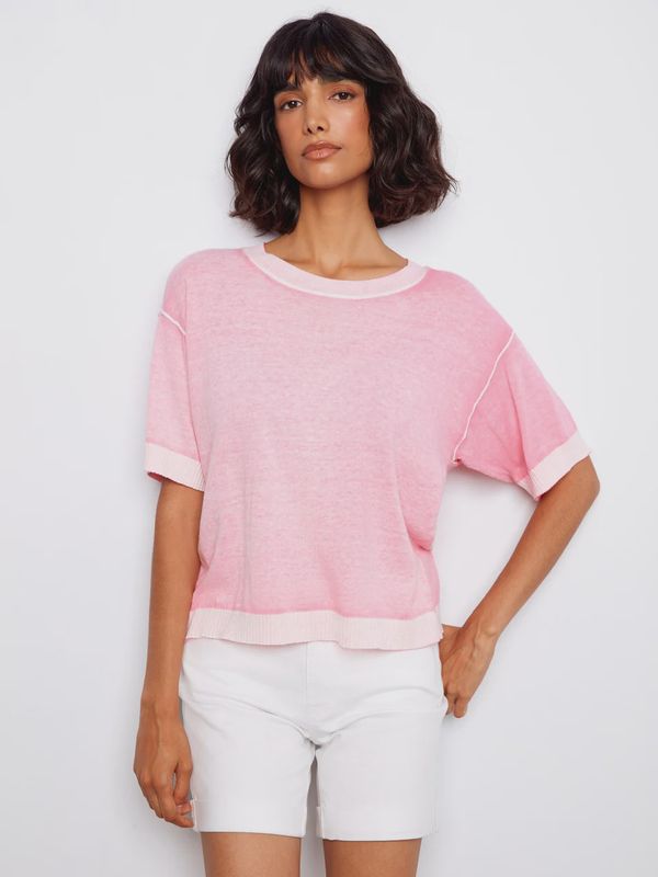 Charlie B. Short Sleeve Crew Neck Sweater