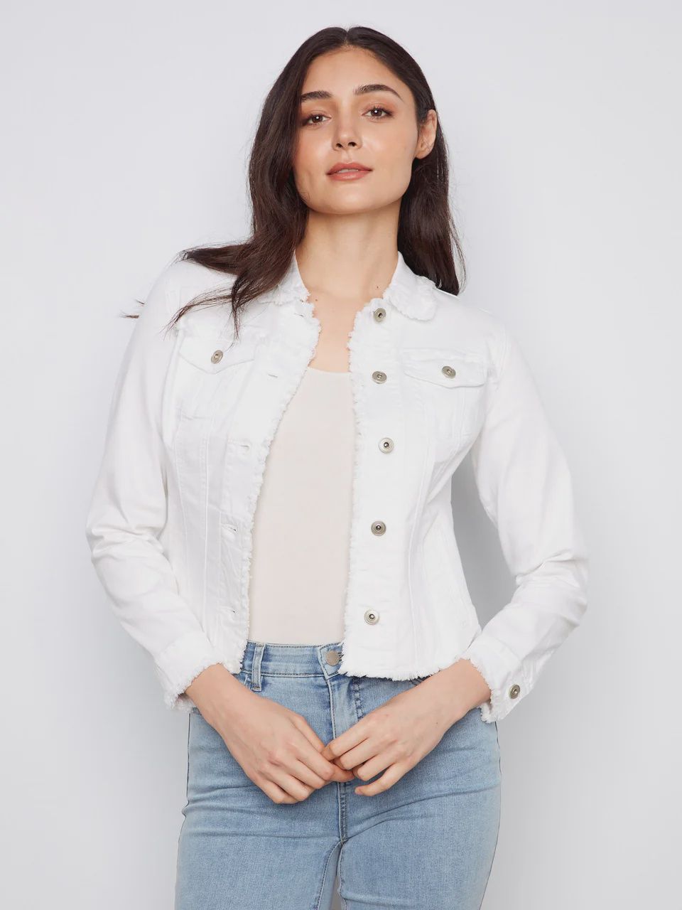 Charlie B. White Twill Jacket