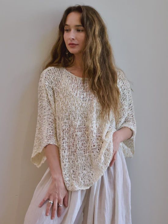 Maisley Top, Colour: Cream
