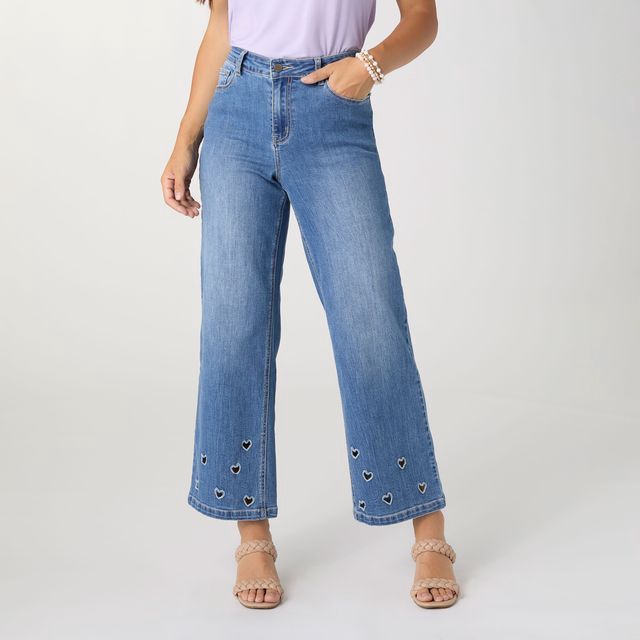Coco + Carmen Bambu Soft Wide Leg Jeans