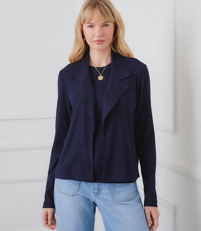 Karen Kane Ribbed Jacket