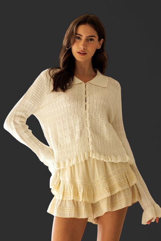 STORIA Ivory Cardigan