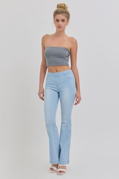 Cello 33" Inseam Mid Rise Flare Jegging