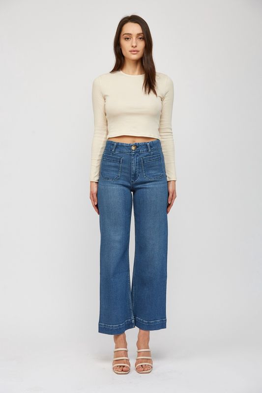 mica denim Super High Rise - Super Soft Wide Leg