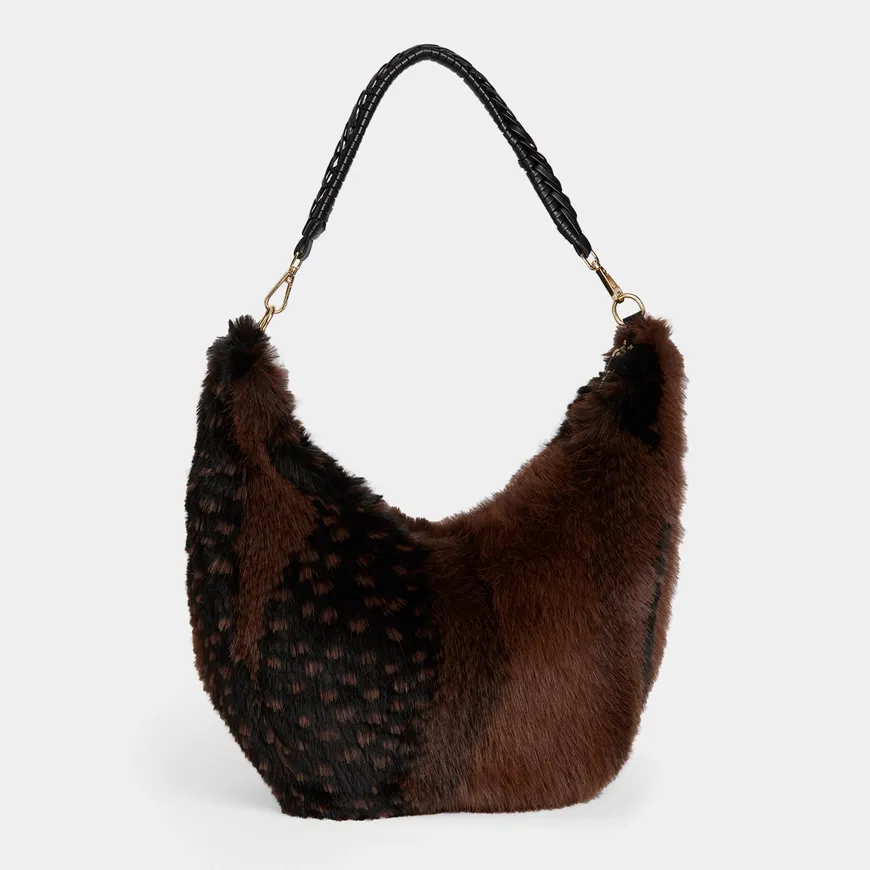 Coco + Carmen Galyna Faux Fur Purse