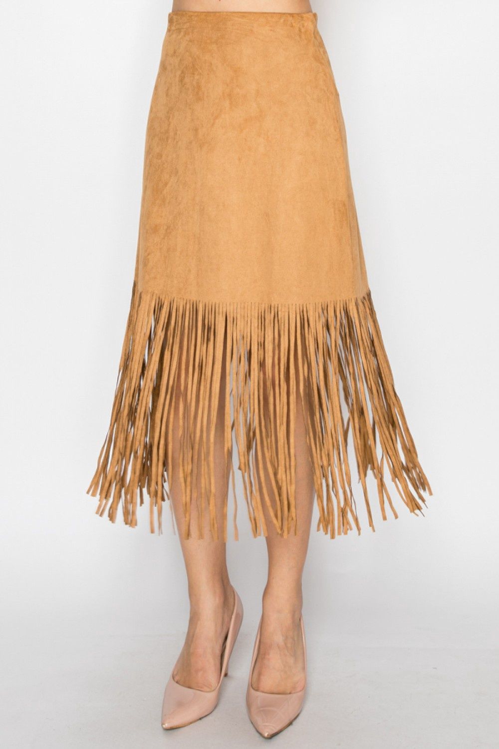 Fauxe Suede Skirt