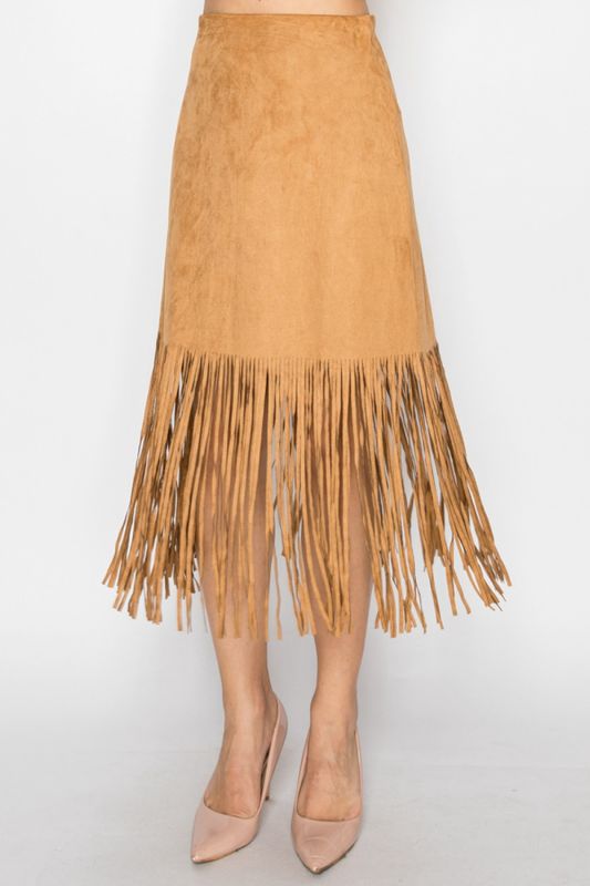 Fauxe Suede Skirt