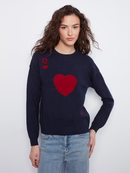Charlie B. Queen of Hearts Sweater