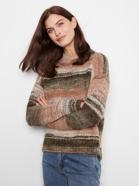 Charlie B. Long Sleeve Mock Neck Sweater