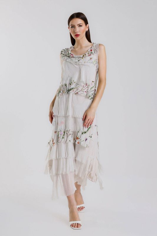 Aleena Silk Maxi Dress