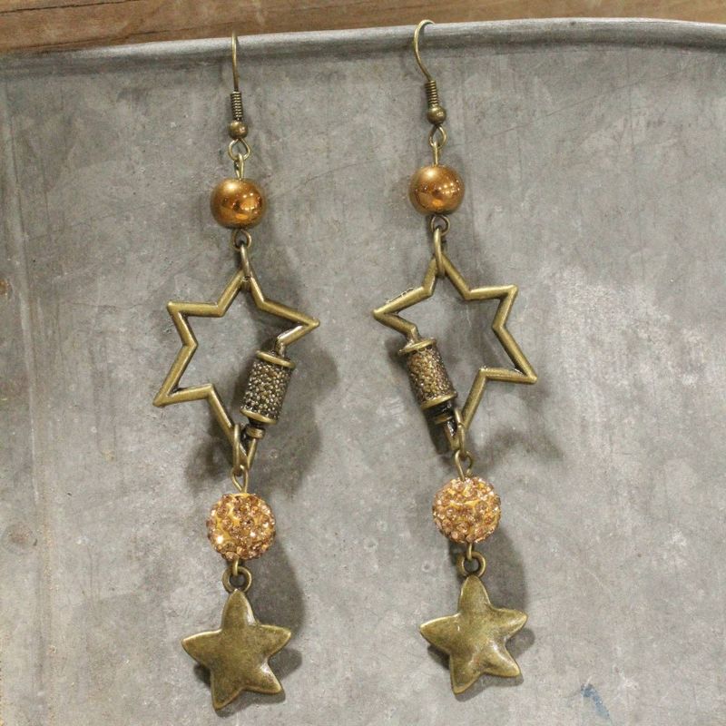 Stars In The Night Sky Dangle Earrings