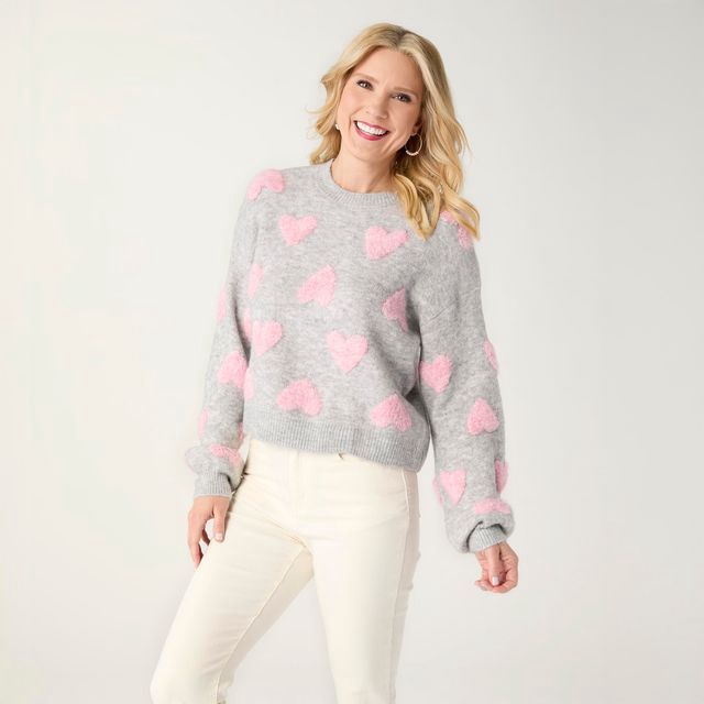 Coco &amp; Carmen Multi Heart Crew Neck