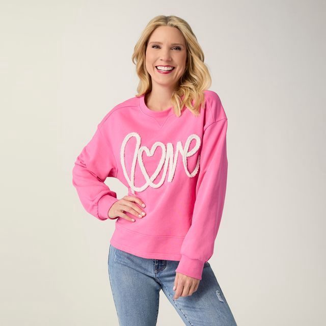 Love Sweatshirt - Pink