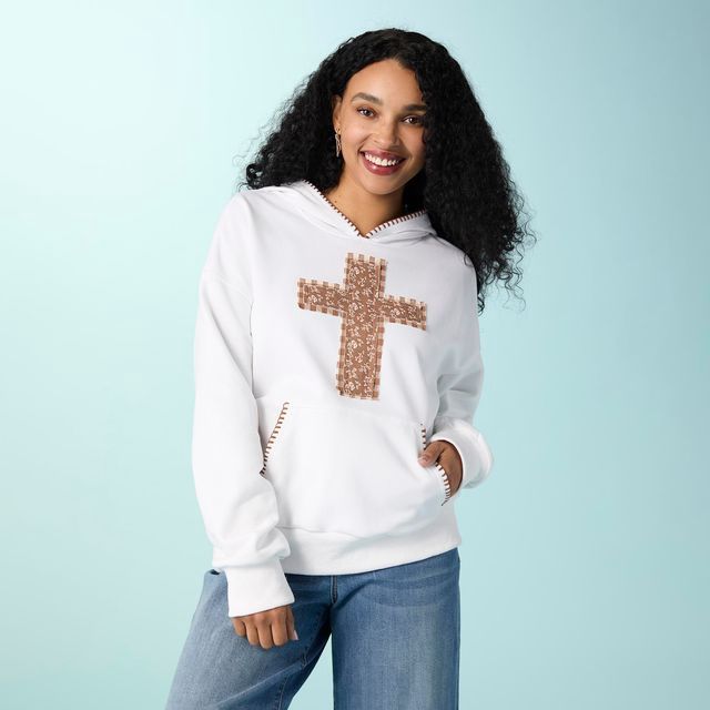 Coco &amp; Carmen Cross Hooded Sweatshirt