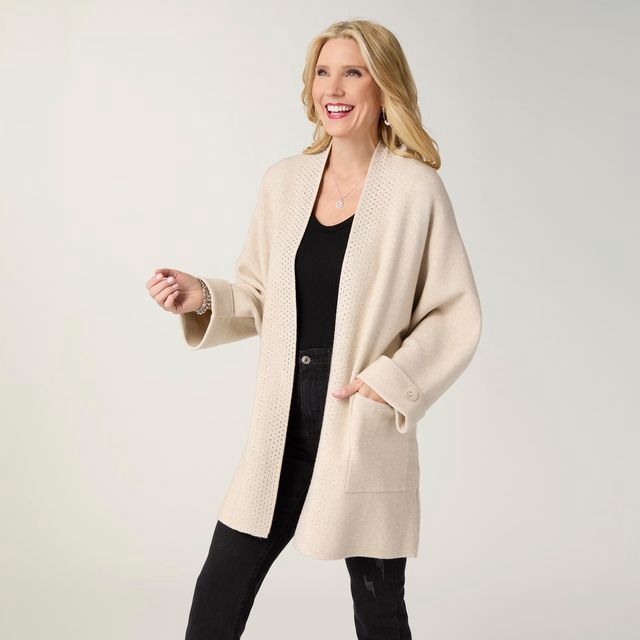 Coco &amp; Carmen Heavenly-Luxe Open Cardigan