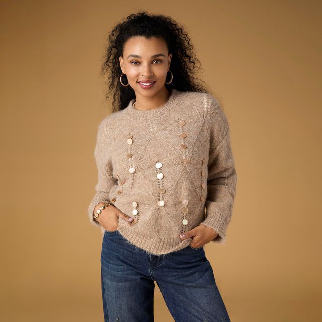 Coco &amp; Carmen McKenna Pointelle Sweater