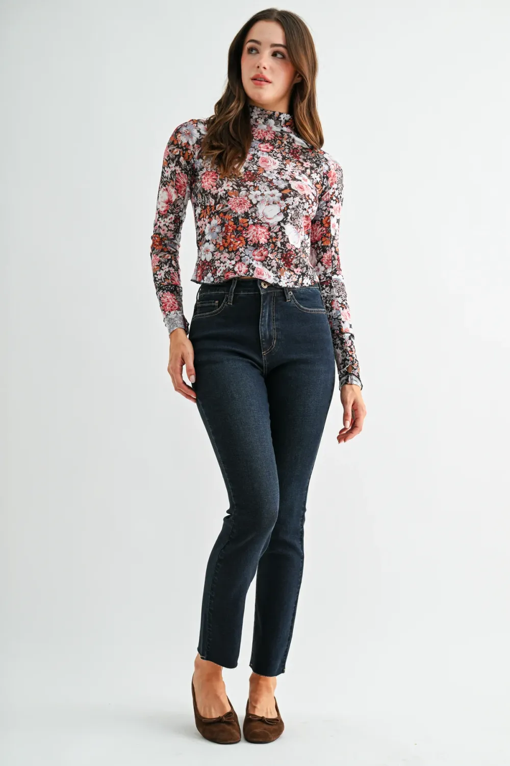 Mica Denim High-Rise Skinny Ankle Jeans