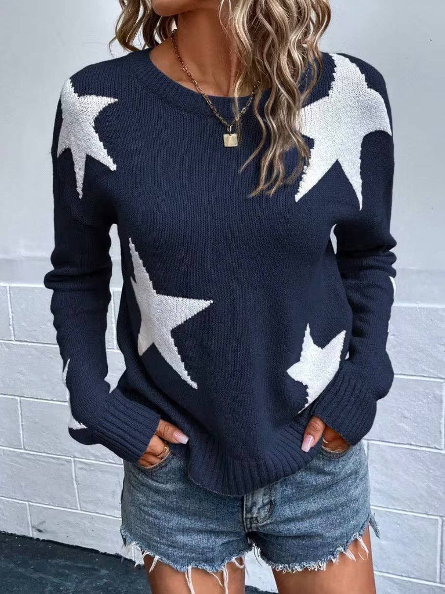 Classic Star Knit Sweater