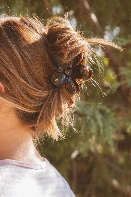 Autumn Flower Claw Clip