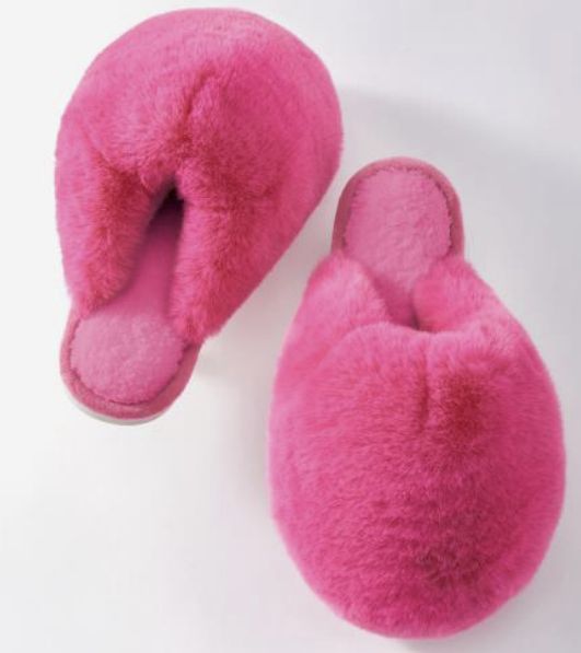 Faux Fur Bubble Slippers