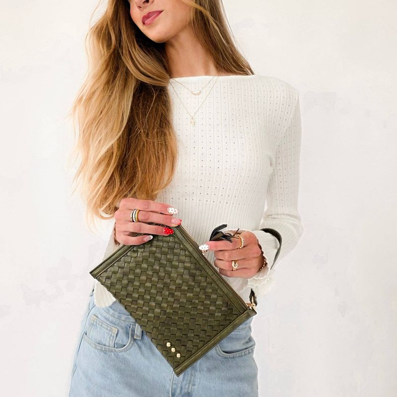 Veda Woven Crossbody &amp; Clutch