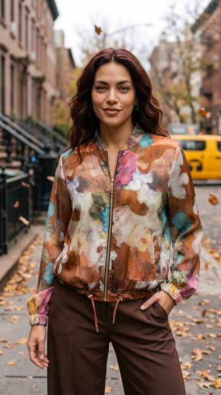 Watercolor Tencel Jacket