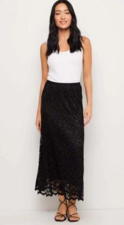 Karen Kane Lace Midi Skirt