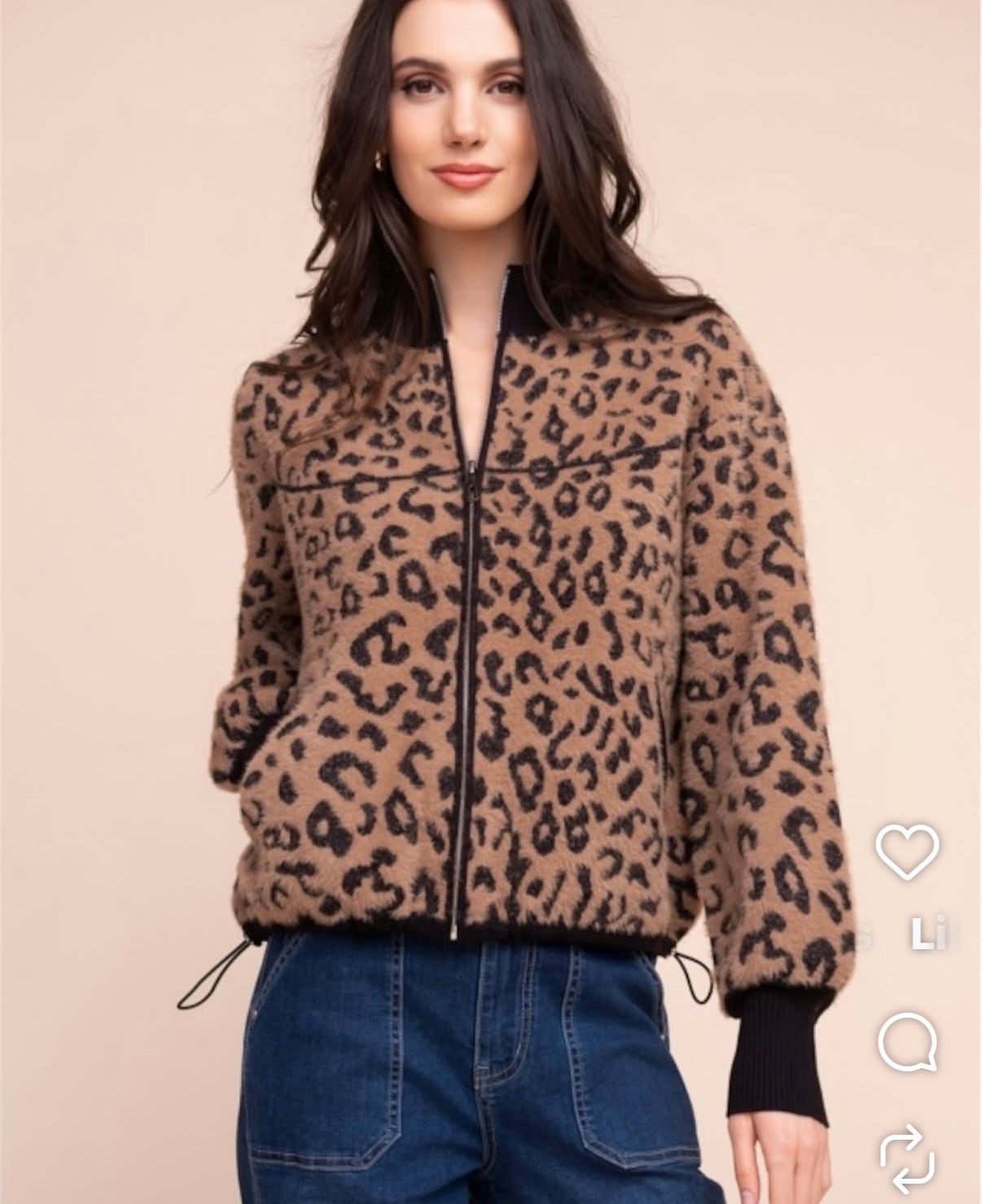 Leopard Cardigan Jacket