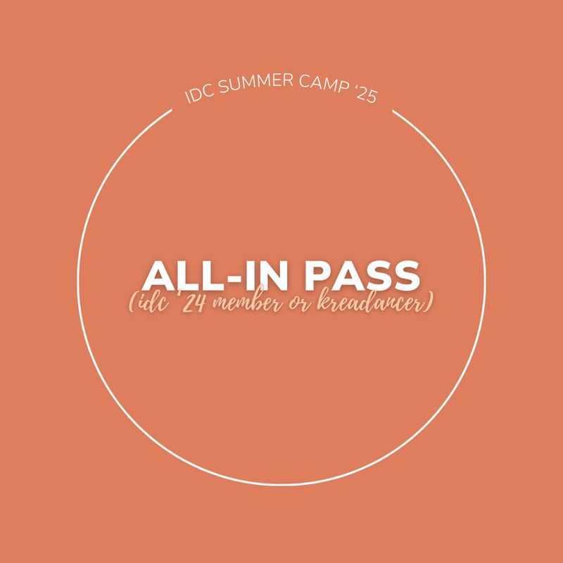 All-in pass (IDC &#39;24 member or Kreadancer)