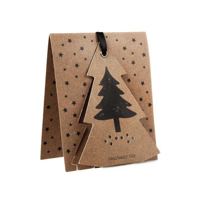 SPRUCE SCENT CARD - TAN