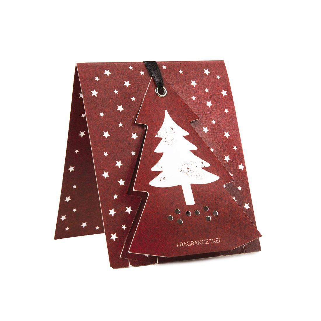 SPRUCE SCENT CARD - RED