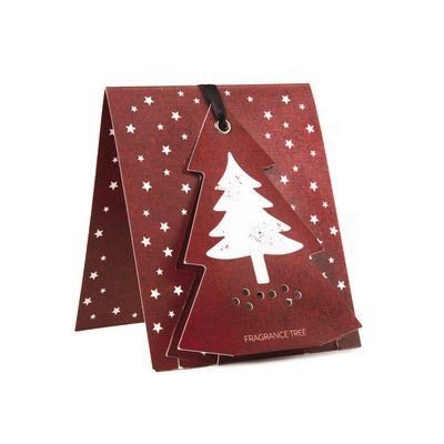 SPRUCE SCENT CARD - RED