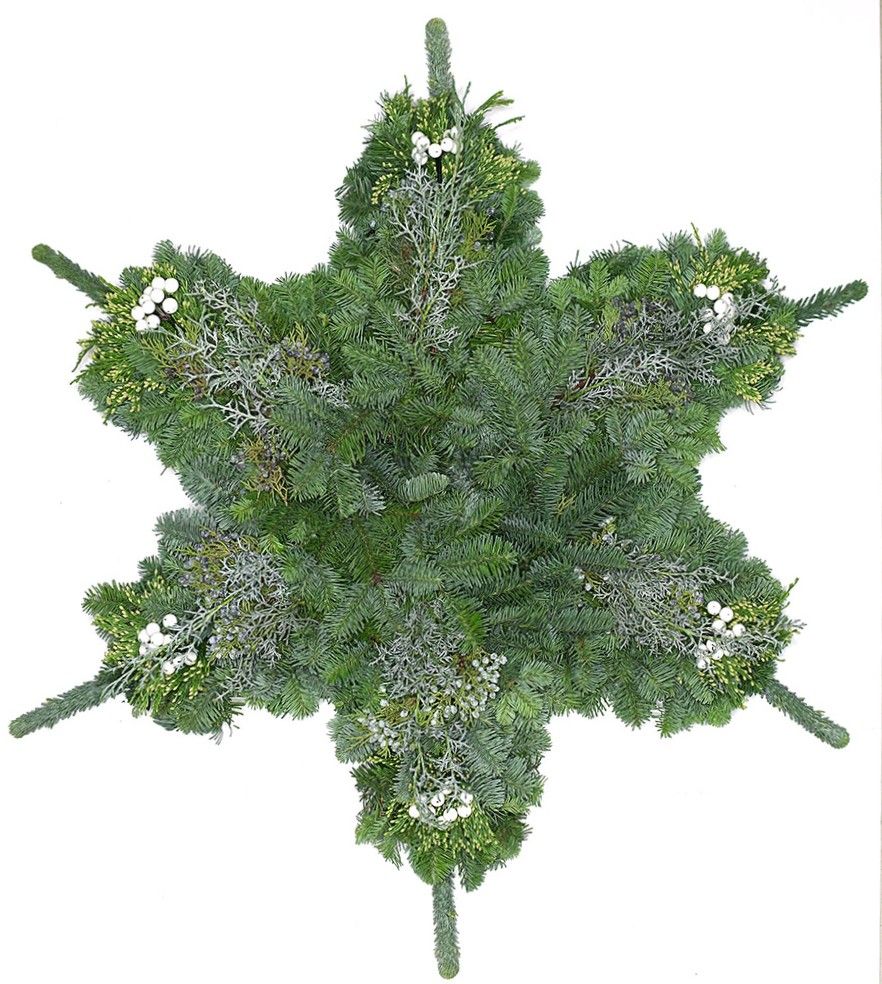 WREATH SNOWFLAKE 20"/25"