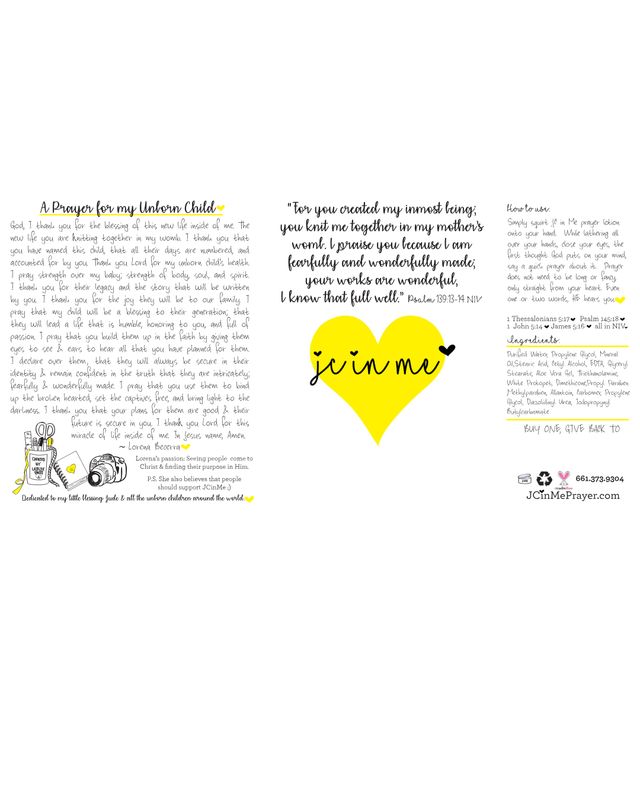 Prayer For The Unborn Child