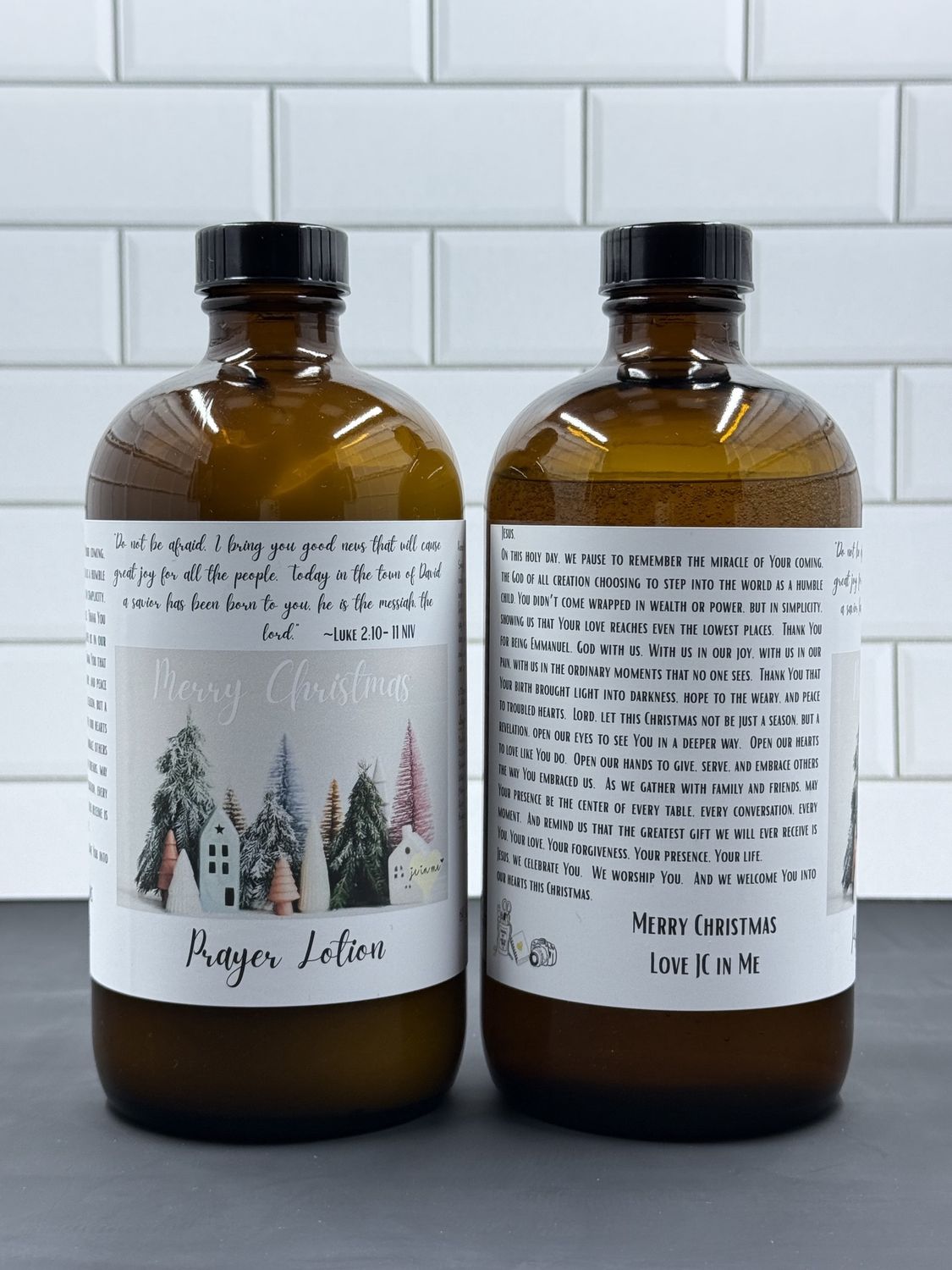 JC in Me Christmas Houses