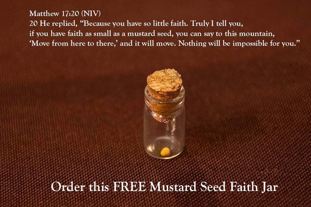 Mustard Seed Faith Jar