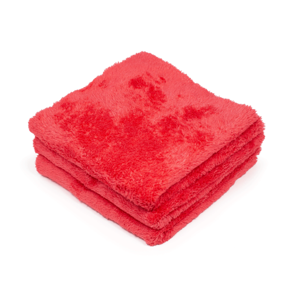 Double Plush Edgeless Towel Microfiber RED 500 gsm