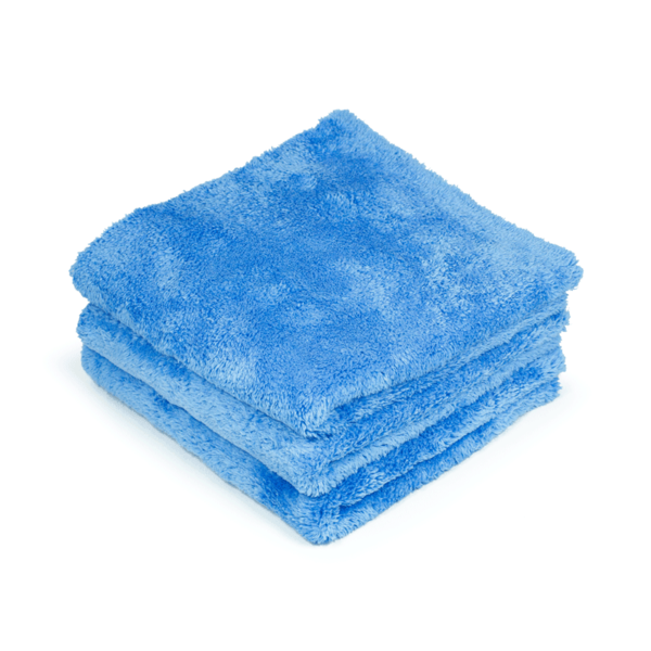 Double Plush Edgeless Towel Microfiber BLUE 500 gsm