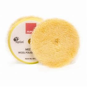 Rupes D-A Yellow Medium Polishing Wool Pad 6&quot;