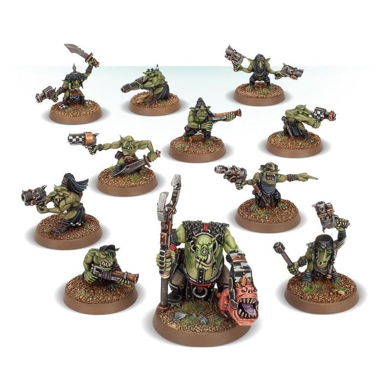ORKS: RUNTHERD AND GRETCHIN - 40K