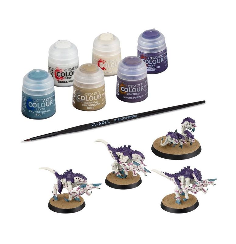 TYRANID PAINT SET+ ENG/SPA/PORT/LATV/ROM - 40K