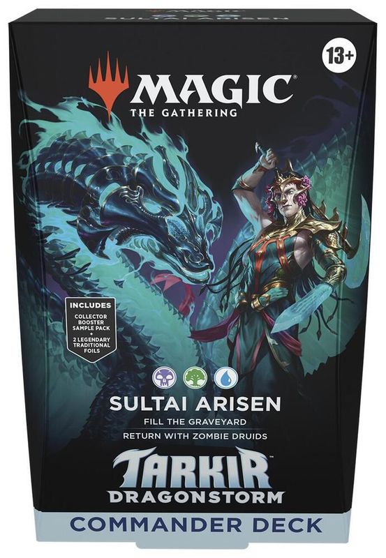 Sultai Arisen - MTG - Tarkir: Dragonstorm Commander Deck - Sultai Arisen 