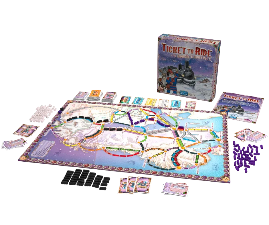 DOW7208 Ticket to Ride: Nordic Countries - Boardgame