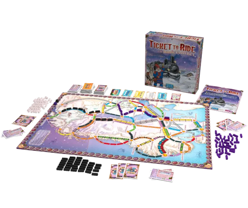 DOW7208 Ticket to Ride: Nordic Countries - Boardgame