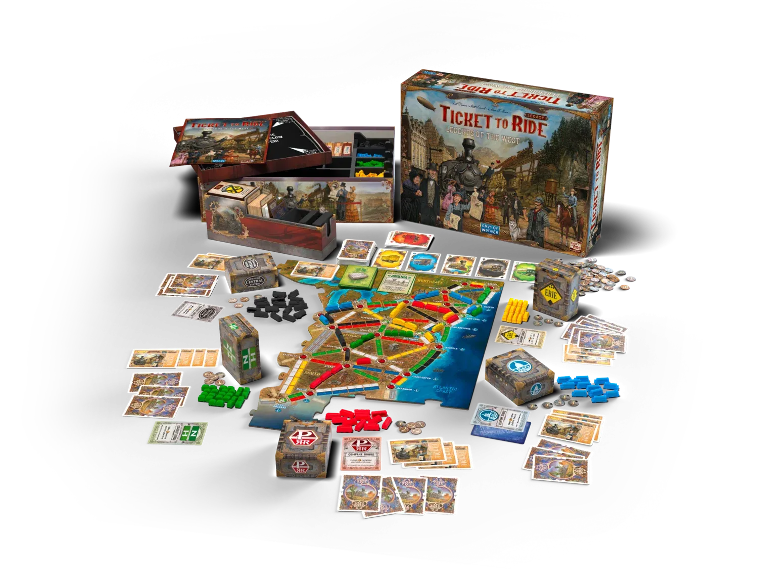 DOW7236 Ticket to Ride Legacy: Legends of the West - Boardgame